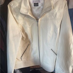 Never been worn ladies leather jacket.